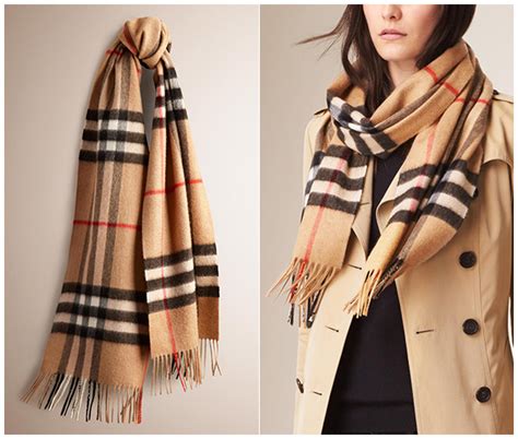 fake burberry camel check scarf